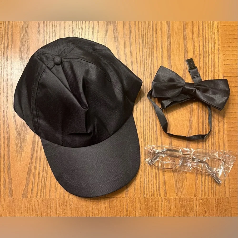 Old Man Grandpa 100th Day of School Boys‎ Costume Halloween Dress Up Set